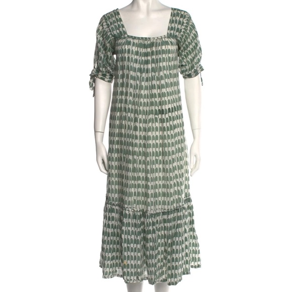MIRTH Dresses & Skirts - MIRTH Green Patterned Women's Maxi Dress